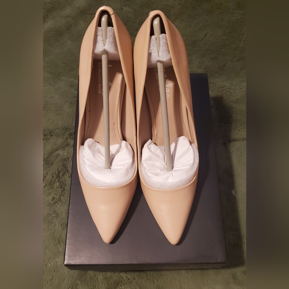 Charles David Nude Heels - Picture 2 of 4